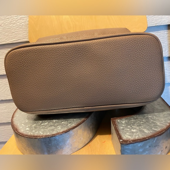 Taupe Convertible Backpack w Adjustable/Removable Strap - Picture 7 of 7